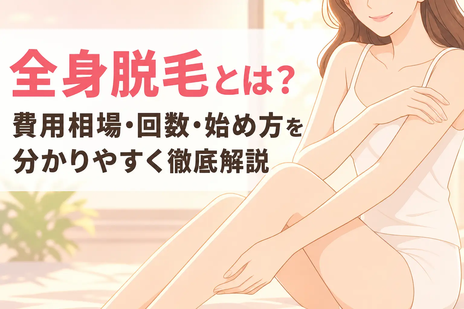 全身脱毛とは？費用相場・回数・始め方を分かりやすく徹底解説